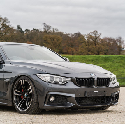 Gray BMW 4 Series Car