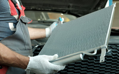 Jaguar Radiator Leak Repair