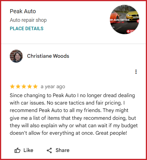 Review of Peak Auto By Christiane Woods