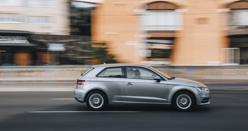 Silver Audi A3 Car